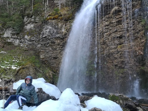 cascade du cirque de saint même en chartreuse - saint pierre d'entremont photo