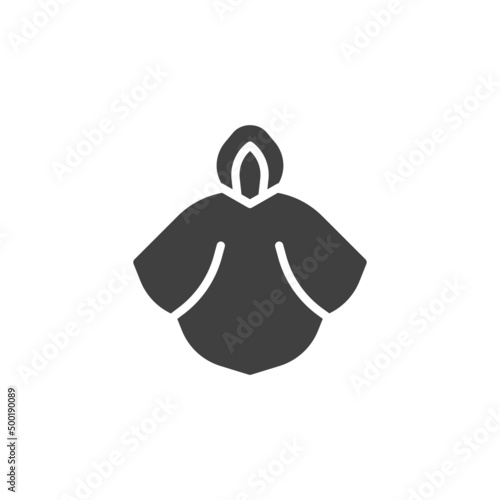 Raincoat vector icon