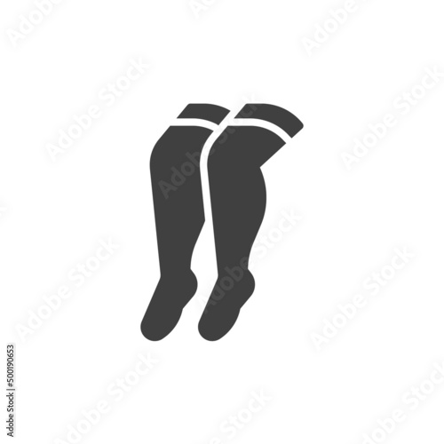 Nylon stockings vector icon