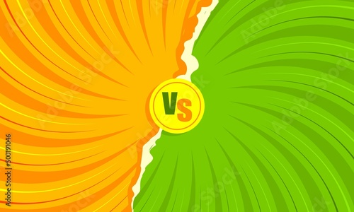 comic cartoon versus fight background