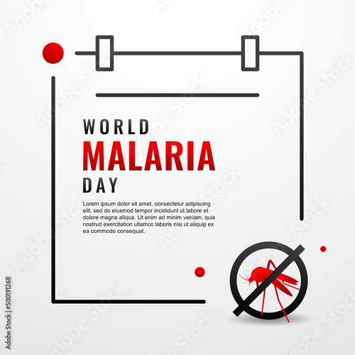 World Malaria Day Design Background For International Moment