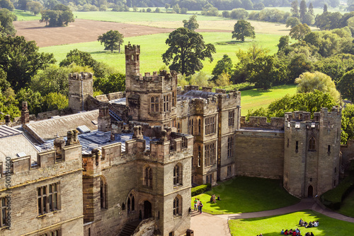 Warwick castle is a historic royal building and tourist attraction in England