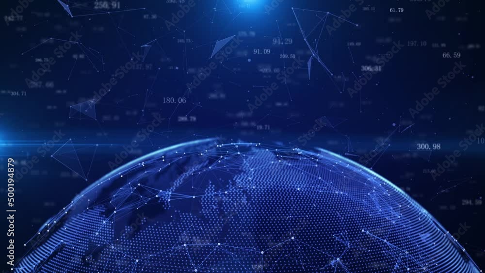Cloud computing big data network security information technology earth ...