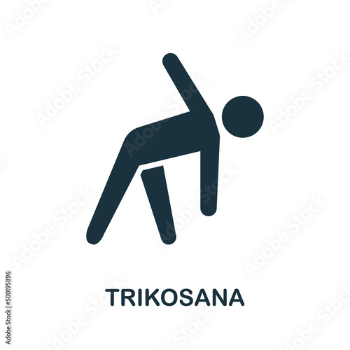 Trikosana icon. Simple element from yoga collection. Creative Trikosana icon for web design, templates, infographics and more