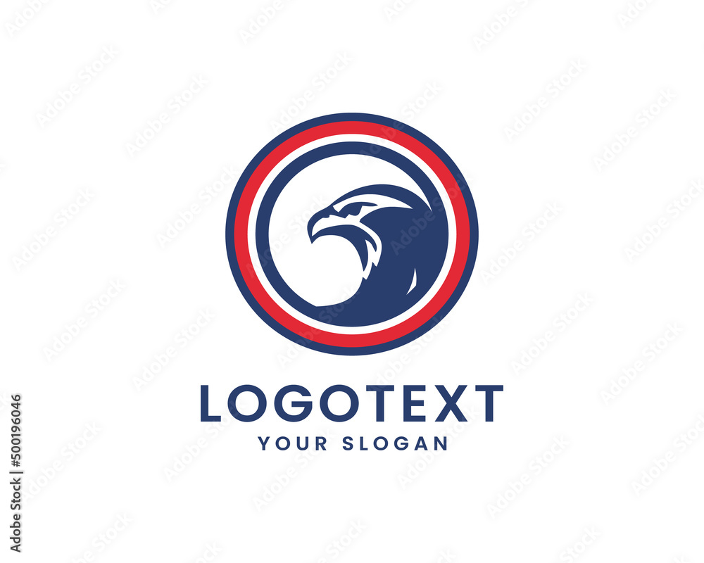 Eagle american logo company business design