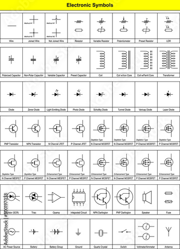 Basic Electronic Circuit Symbols