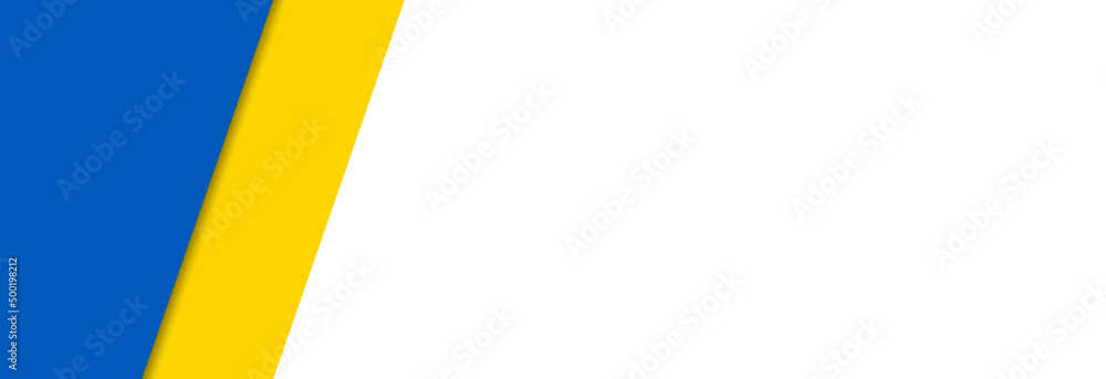 Ukraine blue and yellow diagonal striped line background template. Peace nation sign banner.	
