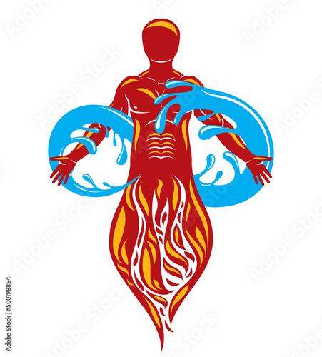 Vector graphic illustration...