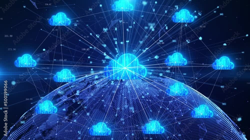 Cloud service network covers the world Cloud service network covers the world