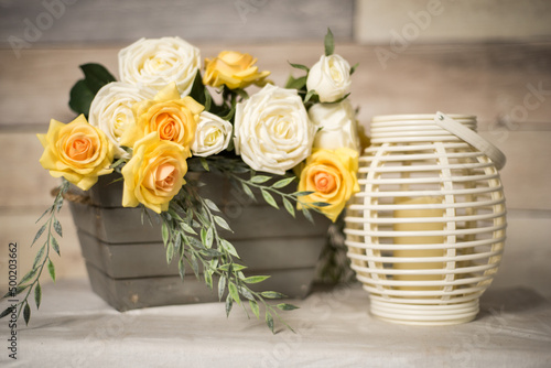 still life with roses