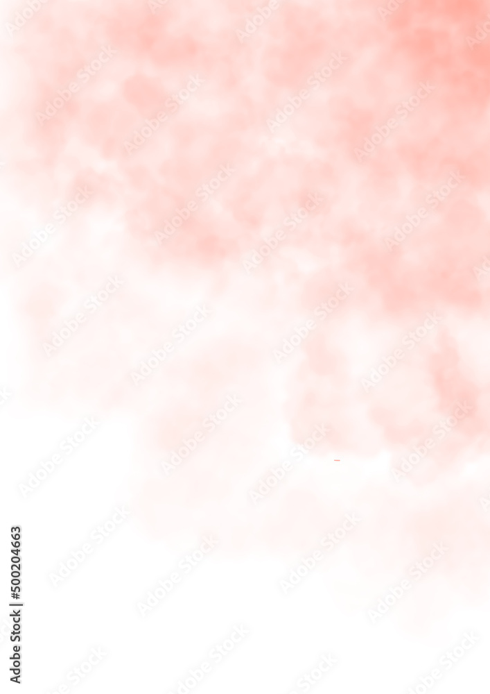 peach paint on a white background