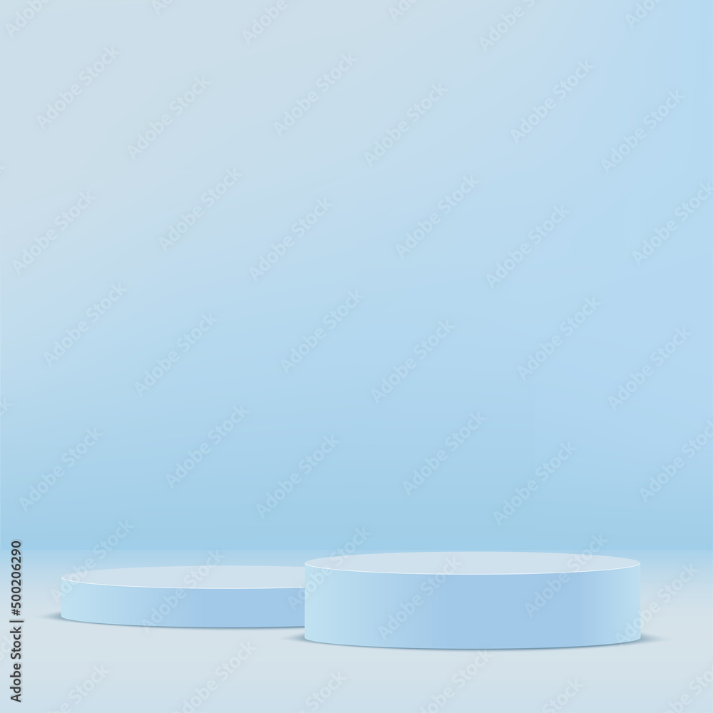 Abstract background with blue podium for presentation. Vector Abstract background with blue podium for presentation. Vector
