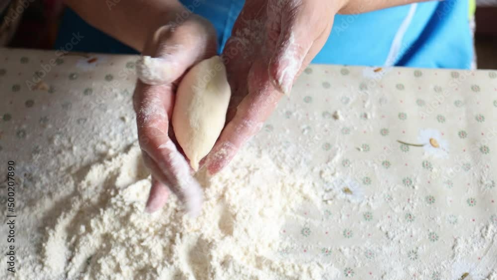 Woman cooking pies at home. Cooking and baking at home. Woman cooking pies at home. Cooking and baking at home.