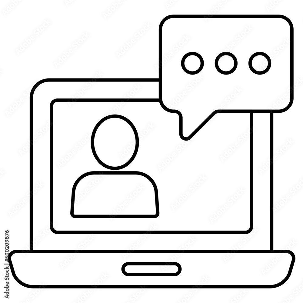 Video call icon in trendy design Video call icon in trendy design
