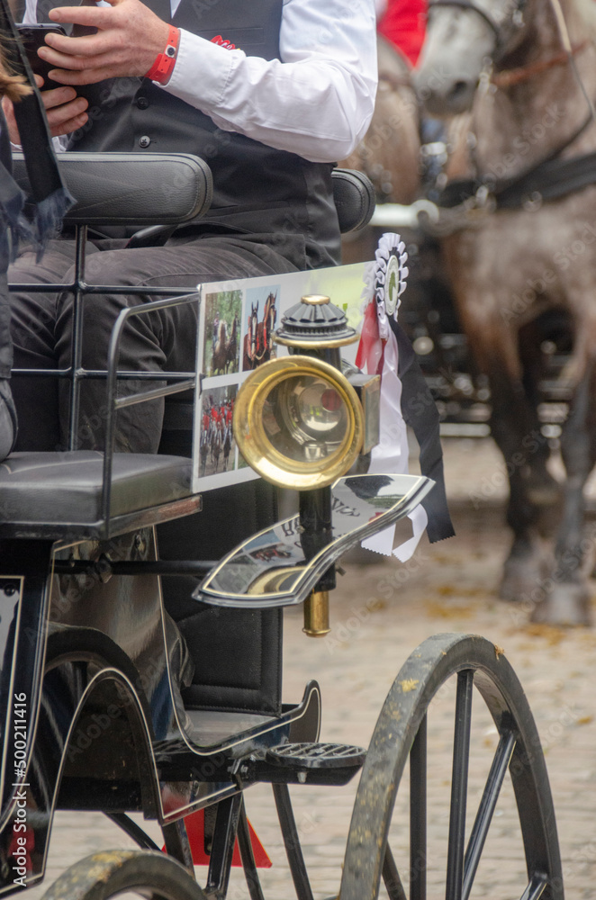 Obraz premium Aachen June 2019: the CHIO horse show in the city center 