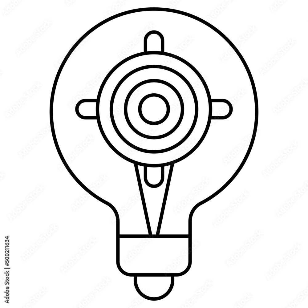 Premium download icon of idea target Premium download icon of idea target