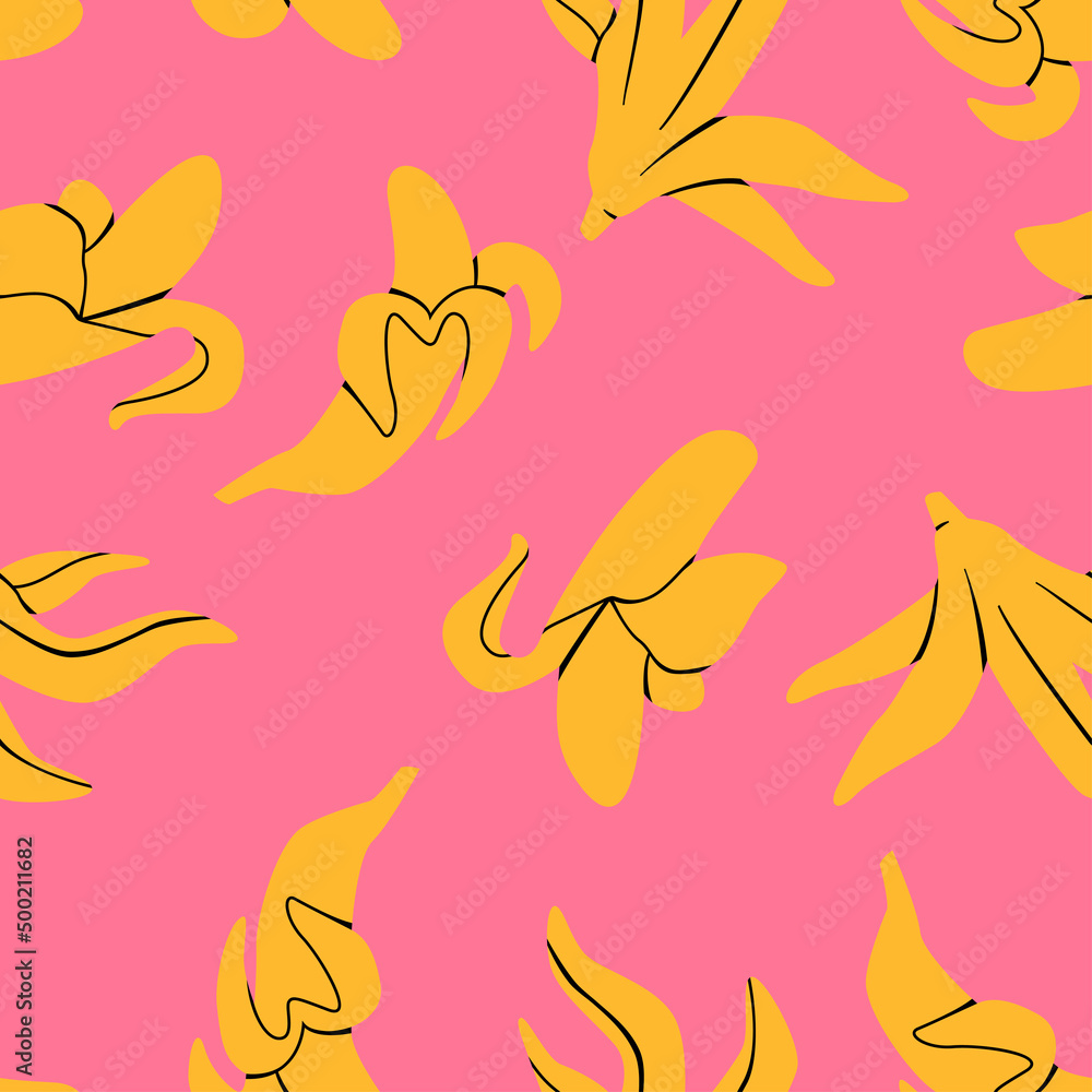 Bananas Seamless Pattern Bananas Seamless Pattern