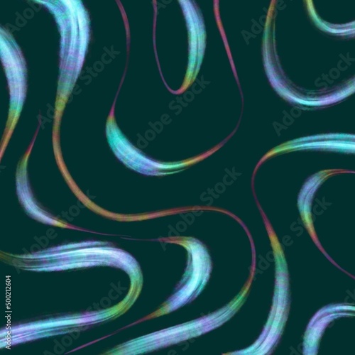 swirl hologram line background