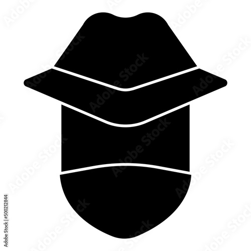 Creative design icon of thief