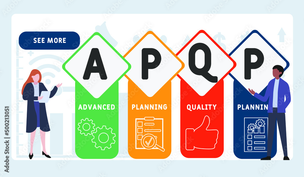 APQP - Advanced Product Quality Planning acronym. business concept ...