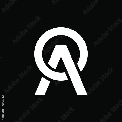 AO letter logo can be used for company, sign, icon, and others.