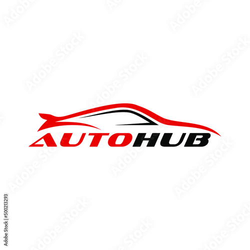 AutoHub Logo can be use for icon, sign, logo and etc