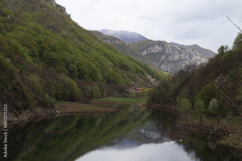 incredible landscape in National Park called Nationalpark Domogled-Valea Cernei
