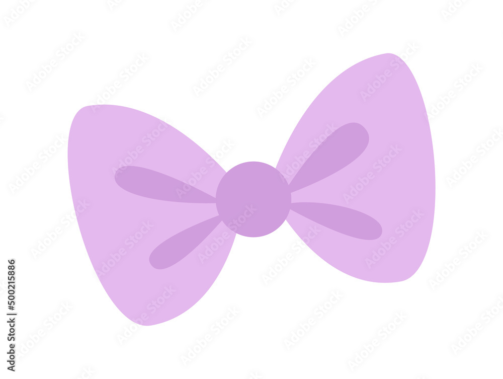 Fototapeta premium Tied bow icon. Vector illustration