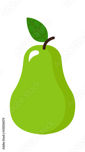 Pear fruit. Healthy Food. Vector illustration