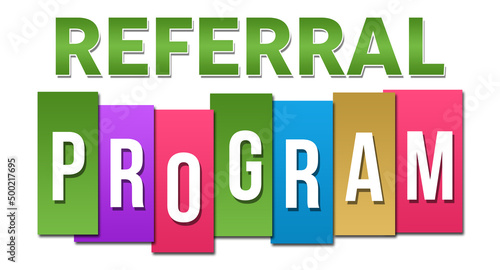 Referral Program Professional Colorful 