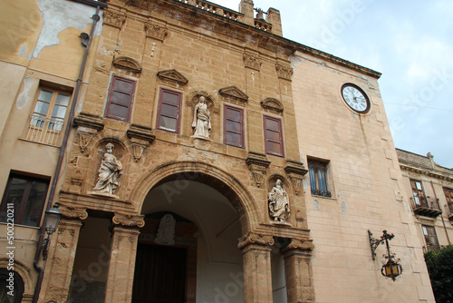 renaissance (?) church (maria santissima della catena) in cefalù in sicily in italy 