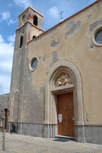 church (santa maria dell'odigitria) in cefalù in sicily in italy 