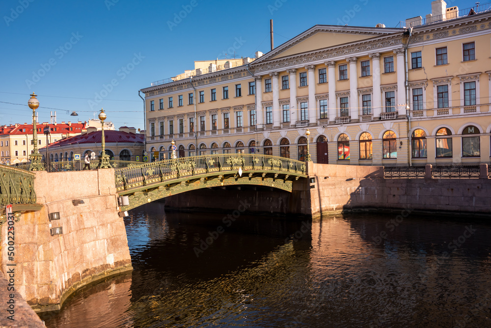Fototapeta premium St. Petersburg, Russia. City view with famous landmarks