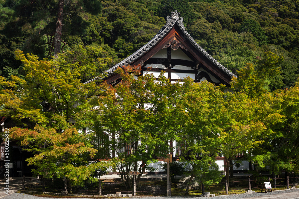 Eikan-do (or Zenrin-ji) Buddhist temple, surrounded by lush vegetation, in Kyoto Eikan-do (or Zenrin-ji) Buddhist temple, surrounded by lush vegetation, in Kyoto