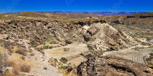 Tabernas Desert Nature Reserve, Special Protection Area, Hot Desert Climate Region, Tabernas, Almería, Andalucía, Spain, Europe