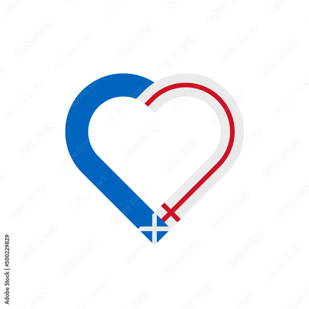 unity concept. heart ribbon icon of scotland and england flags. vector illustration isolated on white background unity concept. heart ribbon icon of scotland and england flags. vector illustration isolated on white background