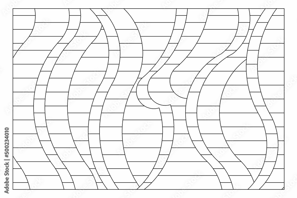 coloring-page-formed-from-striped-and-wavy-lines-forming-vertical