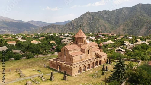 Wallpaper Mural Aerial  view   church in Armenia, Caucasus. Odzun monastery Armenian basilica constructed V - VII century in Lori province. Famous touristic place. Torontodigital.ca