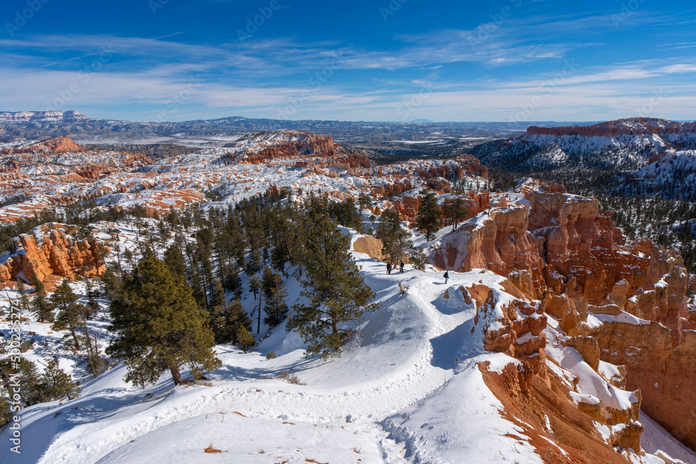 Der Bryce Canyon in Utah im Winter / USA / Roadtrip