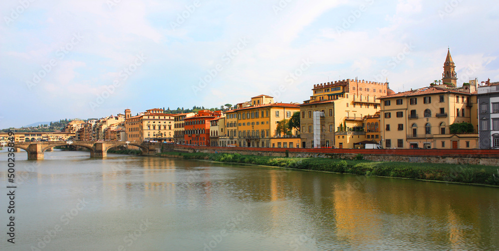 Bridge over Arno River in Florence, Italy	
