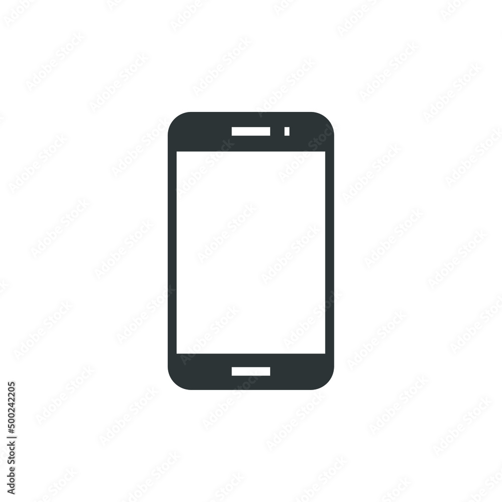 Vector sign of the Smartphone symbol is isolated on a white background. Smartphone icon color editable. Vector sign of the Smartphone symbol is isolated on a white background. Smartphone icon color editable.