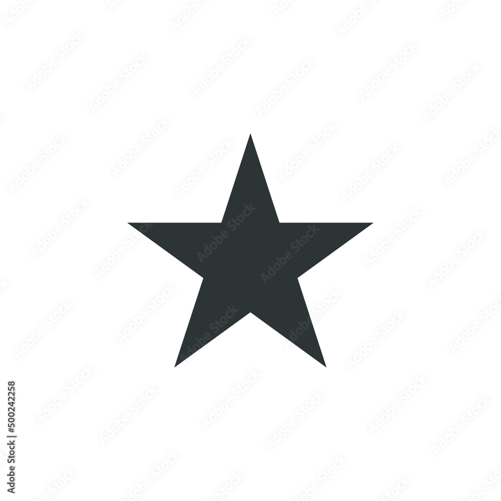 Vector sign of the star symbol is isolated on a white background. star icon color editable. Vector sign of the star symbol is isolated on a white background. star icon color editable.