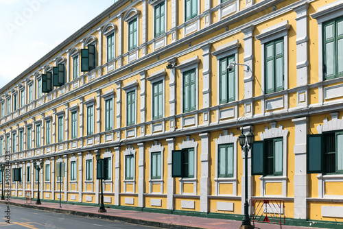 Ministry of Defence, Ancient building in Bangkok - Neo Cassical architecture with neo-palladian style