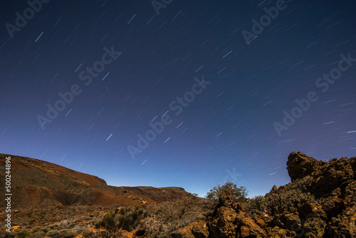 stars at night in el teide tenerife