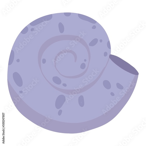 Sea shell, starfish. Underwater mollusk animal. Marine mollusc seashell, scallop, snail, cockleshell, mussel and conches. Vector illustration of shellfish isolated on white background