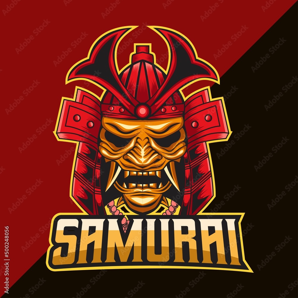 samurai esport logo for your esport team