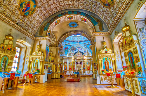 Foto The outstanding decorations of Transfiguration Cathedral of Dnipro, Ukraine