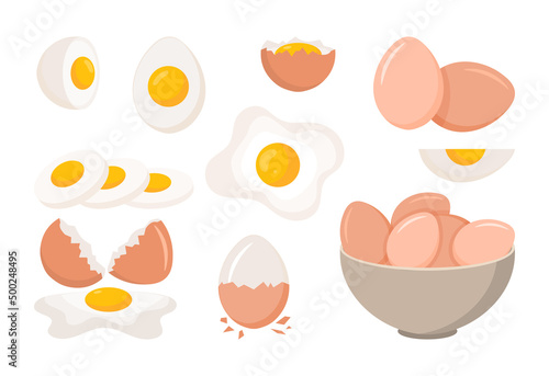 Set of eggs