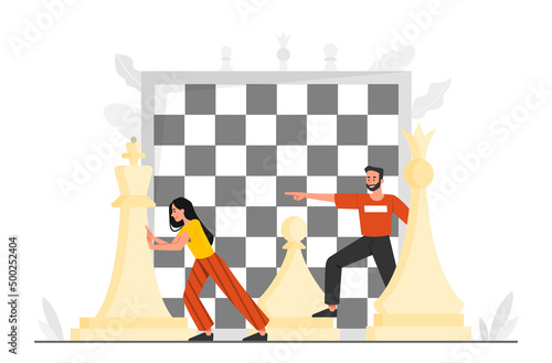 Chess game concept