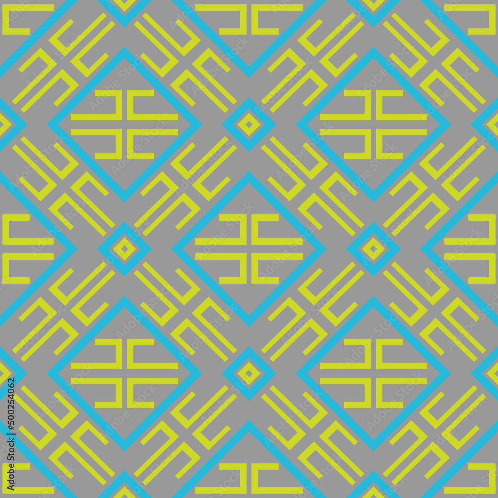  asian ethnic geometric fabric pattern

